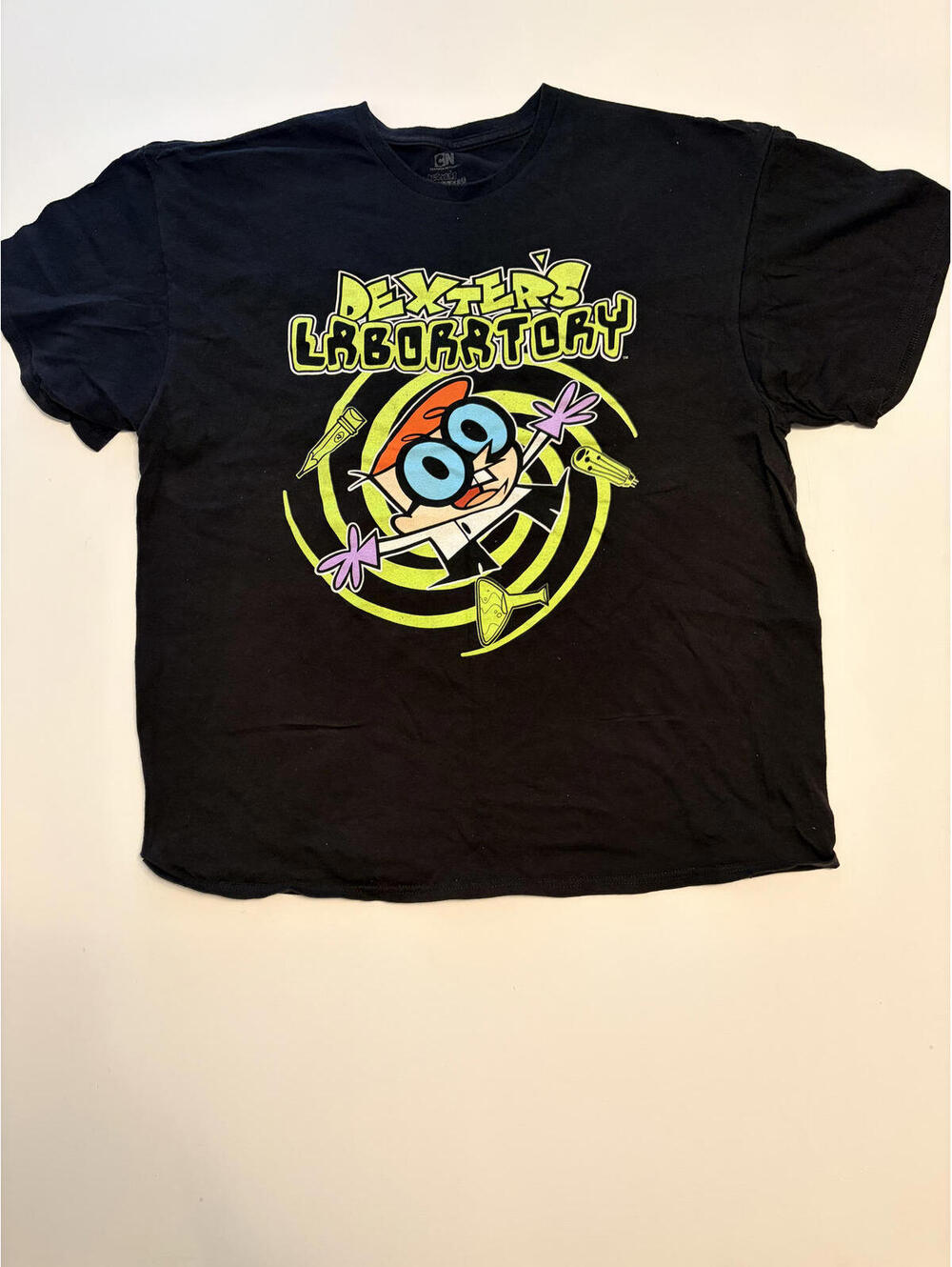 Dexter's Laboratory Graphic T-Shirt (Size XL)